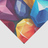 Ein farbiges Design der Gem-Serie 2 Seidenpapier (Ausschnitt)