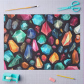 Ein farbiges Design der Gem-Serie 3 Seidenpapier (Basteln)