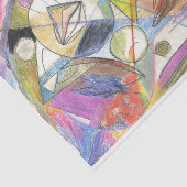 ein farbiges Gewebe Seidenpapier (Ausschnitt)