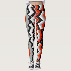 Ein farbiges Zickzackmuster "Ratti_Creative_Arts" Leggings