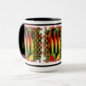 Ein Farbschimmer in der Rhythmus-Tasse Tasse (Vorderseite Links)