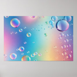 Ein Farbspektrum widerspiegeln Poster