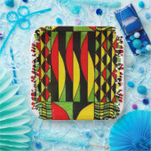 Ein Farbtupfer mit Rhythmus Pappteller (Party)