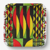 Ein Farbtupfer mit Rhythmus Pappteller (Vorderseite)