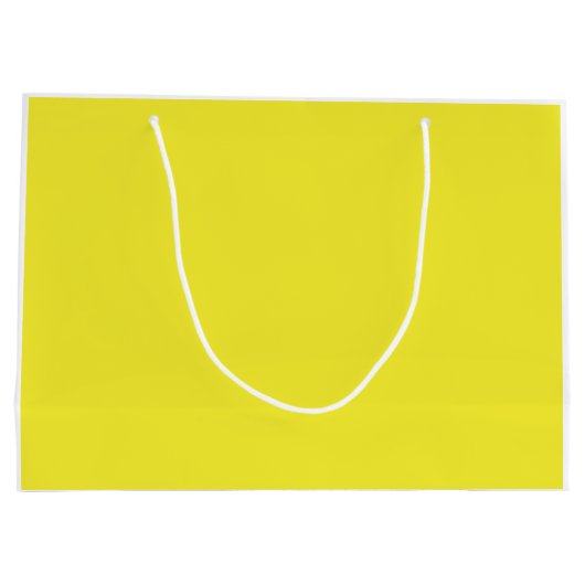 Ein Farbverlauf, der von Gelb zu Orange, Kreatin Große Geschenktüte (Rückseite)