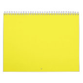 Ein Farbverlauf, der von Gelb zu Orange, Kreatin Kalender (Titelbild)