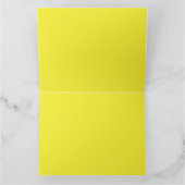 Ein Farbverlauf, der von Gelb zu Orange, Kreatin Karte (Innenseite)