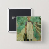 Ein Farmgirl, 1895 Button (Vorne & Hinten)