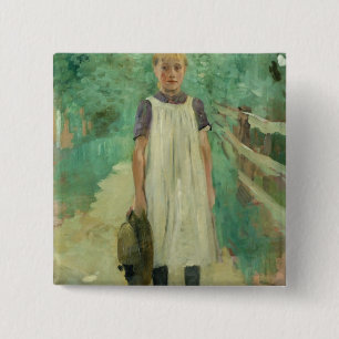 Ein Farmgirl, 1895 Button