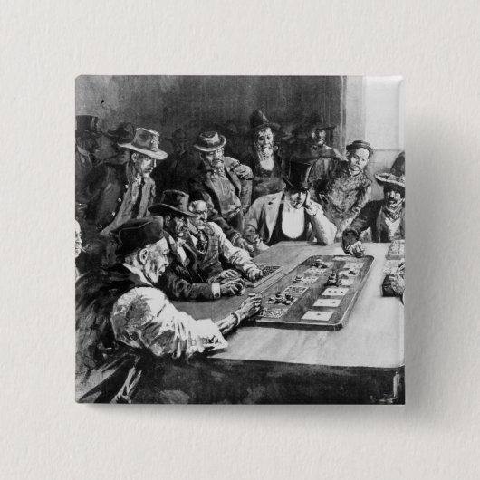 Ein Faro-Spiel in El Paso Button (Vorderseite)