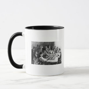 Ein Faro-Spiel in El Paso Tasse