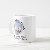 Ein Faschist gehört nicht zu den Gründervätern Kaffeetasse (Vorderseite Links)