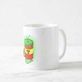 Ein Fass von grünem Giftmüll. Kaffeetasse (VorderseiteRechts)