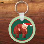 Ein fast wenig Weihnachten Schlüsselanhänger (Rückseite)