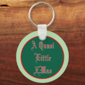 Ein fast wenig Weihnachten Schlüsselanhänger (Vorderseite)