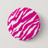 Ein faszinierendes Blumenmuster in Rosa und Weiß,  Button (Vorderseite)