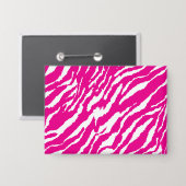 Ein faszinierendes Blumenmuster in Rosa und Weiß,  Button (Vorderseite/Rückseite)