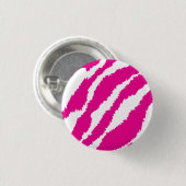 Ein faszinierendes Blumenmuster in Rosa und Weiß, Button (Vorne & Hinten)