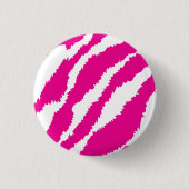 Ein faszinierendes Blumenmuster in Rosa und Weiß, Button (Vorderseite)