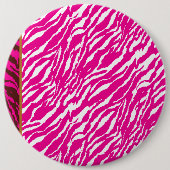 Ein faszinierendes Blumenmuster in Rosa und Weiß,  Button (Vorderseite)