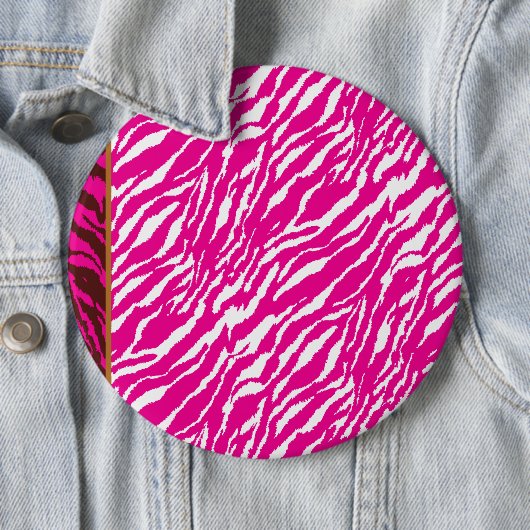 Ein faszinierendes Blumenmuster in Rosa und Weiß,  Button (Beispiel)