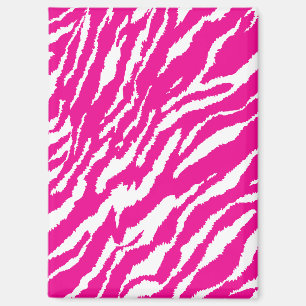 Ein faszinierendes Blumenmuster in Rosa und Weiß, Magnet