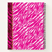 Ein faszinierendes Blumenmuster in Rosa und Weiß,  Notizblock (Rückseite)