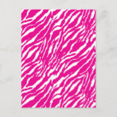 Ein faszinierendes Blumenmuster in Rosa und Weiß,  Postkarte (Vorderseite)