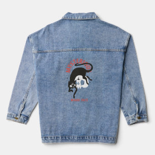 Ein faszinierendes T - Shirt-Design mit einem myst Jeansjacke