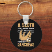 Ein Faultier funktioniert besser als meine Pankrea Schlüsselanhänger (Vorderseite)