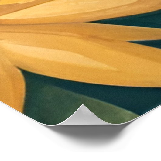 Ein Faultier in der frühen Nacht Poster (Ecke)