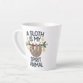 "Ein Faultier ist mein Geist Milchtasse (Linke Ecke)