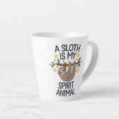 "Ein Faultier ist mein Geist Milchtasse (Rechte Ecke)