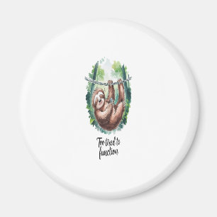Ein Faultier Wildtier Müde Magnet