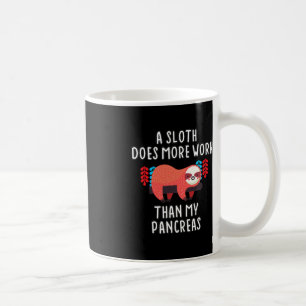 Ein Faultier wirkt mehr als meine Bauchspeicheldrü Kaffeetasse