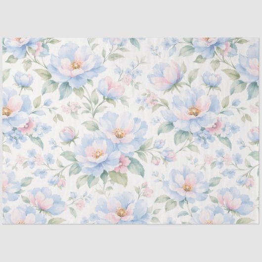 Ein federndes Blumendesign #1 Seidenpapier (Vorderseite)