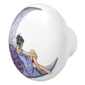 Ein feenhafter Mond Keramikknauf (Rechts)