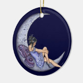 Ein feenhafter Mond Keramikornament (Links)