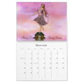 Ein feenhafter Schildkröte-Überfahrt-Kalender Kalender (Mär 2026)