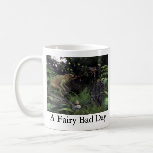 Ein feenhafter schlechter Tag Kaffeetasse (Links)