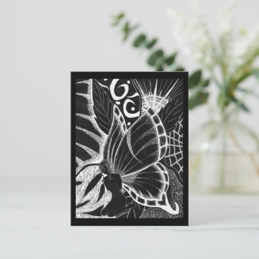 ein Feenleben Postkarte (Stehend Vorderseite)