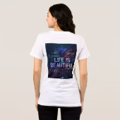 Ein Fehler in der Maschine Tri-Blend Shirt (Rückseite voll)