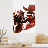 Ein feindlicher Kuss von F.Terrer Poster (Küche)