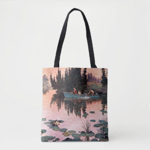 Ein feiner Fang durch John Clymer Tasche