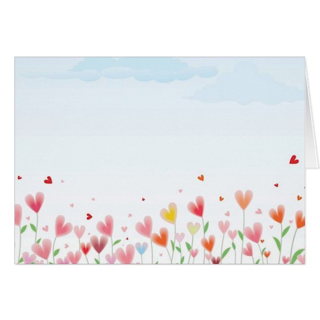 Ein Feld der Herzen (Vorderseite (Horizontal))