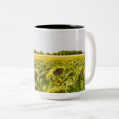 "Ein Feld der Träume" Tasse (VorderseiteRechts)