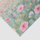 : Ein Feld frei lebender Blume in Aquarellfarbende Seidenpapier (Detail)