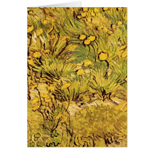 Ein Feld gelber Blumen von Vincent van Gogh (Vorne)