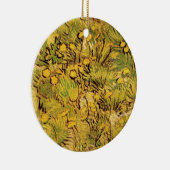 Ein Feld gelber Blumen von Vincent van Gogh Keramik Ornament (Rechts)