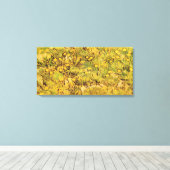 Ein Feld gelber Blumen von Vincent van Gogh Leinwanddruck (Insitu (Holzboden))